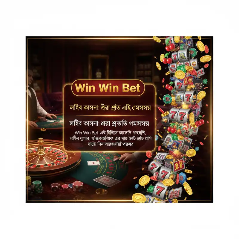 Win Win Bet লাইভ ক্যাসিনো এবং স্লট গেম ব্যানার